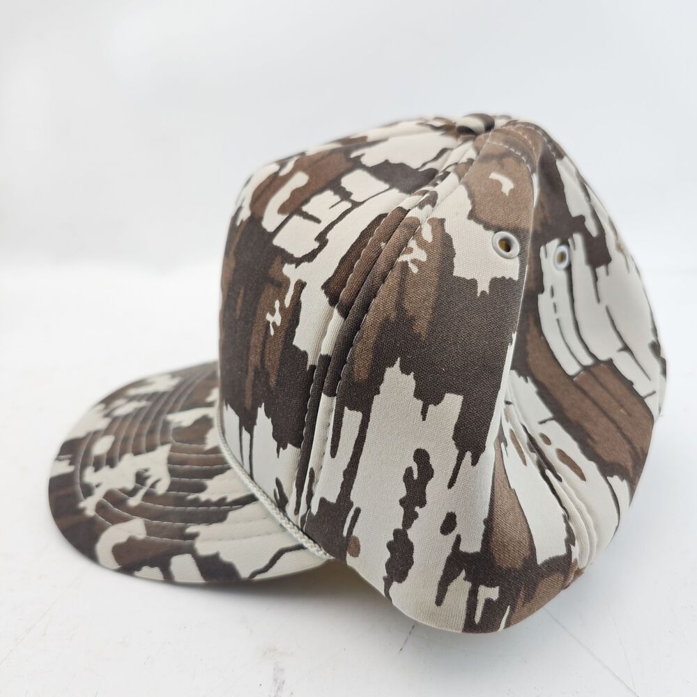 Quality Caps By George Trucker Hat Foam Snapback Camouflage - Picture 4 of 5
